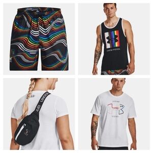 Under Armour limited edition pride clothing and bag